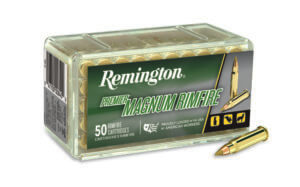 Remington Ammunition 20025 Magnum Rimfire 17 HMR 20 gr Pointed Soft Point (PSP) 50rd Box