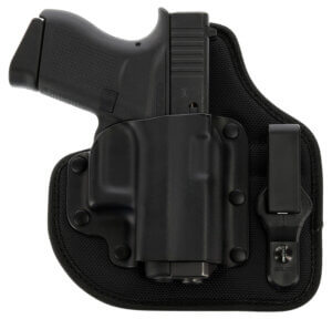 Galco STO226 Stow-N-Go IWB Natural Leather Belt Clip Fits Glock 19X/19 Gen1-5/23 Gen2-5 Right Hand