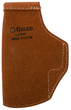 Galco STO286 Stow-N-Go IWB Natural Leather Belt Clip Fits Glock 26 Gen3-5/27 Gen3-5/33 Right Hand