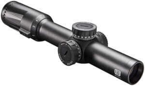 Eotech VDU110FFSR4 Vudu FFP Black Hardcoat Anodized 1-10x 28mm 34mm Tube Illuminated Red SR4 MOA Reticle Features Throw Lever