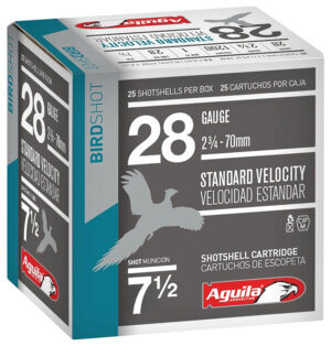 Aguila 1CHB2836 Birdshot Standard Velocity 28 Gauge 2.75″ 1 oz 6 Shot 25rd Box