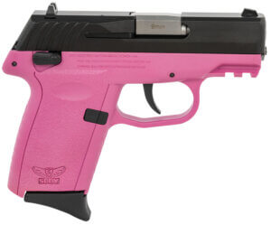 SCCY Industries CPX1CBPKG3 CPX-1 Gen3 9mm Luger 10+1 3.10″ Pink Polymer w/ Picatinny Rail Serrated Black Nitride SS Slide Pink Polymer Grip