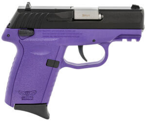 SCCY Industries CPX1CBPUG3 CPX-1 Gen3 9mm Luger 10+1 3.10″ Purple Polymer w/Picatinny Rail Serrated Black Nitride SS Slide Purple Polymer Grip