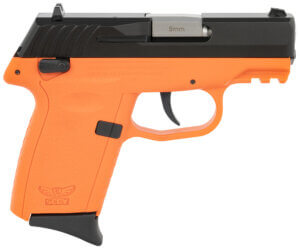 SCCY Industries CPX1CBORG3 CPX-1 Gen3 9mm Luger 10+1 3.10″ Orange Polymer w/Picatinny Rail Serrated Black Nitride SS Slide Orange Polymer Grip