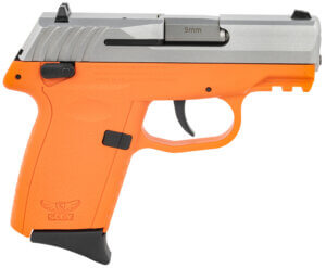 SCCY Industries CPX1TTORG3 CPX-1 Gen3 9mm Luger 10+1 3.10″ Orange Polymer w/Picatinny Rail Serrated SS Slide Orange Polymer Grip