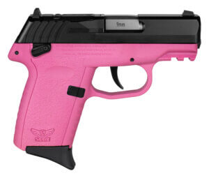 SCCY Industries CPX1CBPKRDRG3 CPX-1 Gen3 RDR 9mm Luger 10+1 3.10″ Pink Polymer w/ Picatinny Rail Serrated Black Nitride SS Slide Pink Polymer Grip