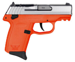 SCCY Industries CPX1TTORRDRG3 CPX-1 Gen3 RDR 9mm Luger 10+1 3.10″ Orange Polymer w/Picatinny Rail Serrated SS Slide Orange Polymer Grip