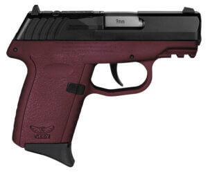 SCCY Industries CPX2CBCRRDRG3 CPX-2 Gen3 RD 9mm Luger 10+1 3.10″ Crimson Red Polymer w/Picatinny Rail Serrated Black Nitride SS Slide Crimson Red Polymer Grip