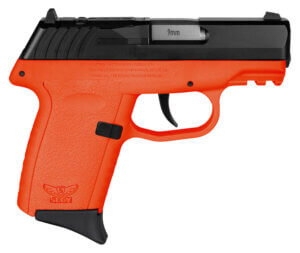 SCCY Industries CPX2CBORRDRG3 CPX-2 Gen3 RD 9mm Luger 10+1 3.10″ Orange Polymer w/Picatinny Rail Serrated Black Nitride Stainless Steel Slide Orange Polymer Grip