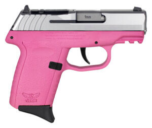 SCCY Industries CPX2TTPKRDRG3 CPX-2 Gen3 RD 9mm Luger 10+1 3.10″ Pink Polymer w/ Picatinny Rail Serrated Stainless Steel Slide Pink Polymer Grip
