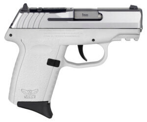 SCCY Industries CPX2TTWTRDRG3 CPX-2 Gen3 RD 9mm Luger 10+1 3.10″ White Polymer w/Picatinny Rail Serrated Stainless Steel Slide White Polymer Grip