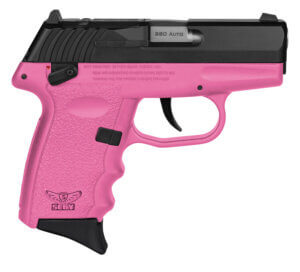 SCCY Industries CPX4CBPKRDRG3 CPX-4 RD 380 ACP 10+1 2.96″ Pink Polymer/Serrated Black Nitride Stainless Steel Slide/Finger Grooved Pink Polymer Grip