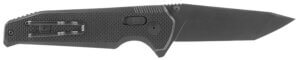 S.O.G SOG-12-57-01 Vision XR 3.36″ Folding Tanto Plain Black TiNi CTS XHP Steel Blade Black G10 Handle