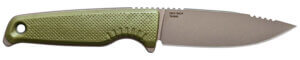S.O.G SOG17790257 Altair FX 3.40″ Fixed Plain Bead Blasted Cryo CPM 154 SS Blade/ Canyon Red GRN Handle