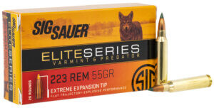 Sig Sauer E223V220 Elite Hunting Varmint & Predator 223 Rem 55 gr Extreme Expansion Tip 20rd Box