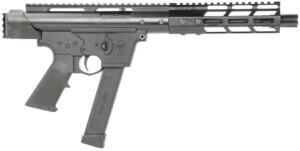 Tactical Superiority SIA-TAC09-085 Tac-9 9mm Luger 8.50″ Black Hard Coat Anodized Rec Picatinny Rail End Cap Black A2 Grip