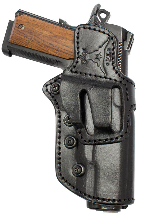 TX 1836 Kydex TXLOCKROWB300 TX Lock Retention System OWB Black Leather Belt Slide Fits Glock 17/22 Ambidextrous