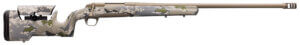 Christensen Arms CA10280314311 Mesa 7mm Rem Mag 3+1 24″ Threaded Barrel Tungsten Gray Cerakote Black with Gray Webbing Stock