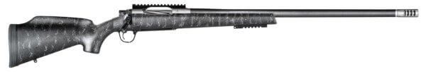 Christensen Arms 8011002000 Traverse 300 PRC 3+1 26″ Threaded Barrel Natural Stainless Black with Gray Webbing Stock