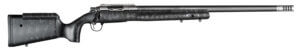 Christensen Arms CA10268H14231 Summit TI 6.5 Creedmoor 4+1 24″ Carbon Fiber/Threaded Barrel Natural Titanium Black with Gray Webbing Stock