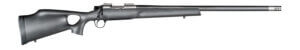 Christensen Arms 8010800100 Summit TI 6.5 PRC 3+1 24″ Carbon Fiber/Threaded Barrel Natural Titanium Black with Gray Webbing Stock