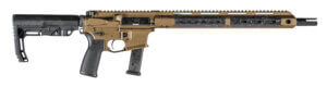 Christensen Arms 8010900401 CA9MM 9mm Luger 16″ 21+1 Burnt Bronze Cerakote Black Adjustable MFT Battlelink Minimalist Stock Polymer Grip