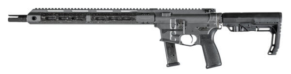 Christensen Arms 8010900402 CA9MM 9mm Luger 16″ 21+1 Tungsten Gray Cerakote Black Adjustable MFT Battlelink Minimalist Stock Polymer Grip