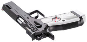 Tanfoglio IFG TFLIMMSTRX9 Limited Master Xtreme 9mm Luger 19+1 4.75″ Stainless Polygonal Rifled Barrel/Matte Black Slide & Frame/Blue Polymer Grips