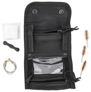 Remington Accessories 17459 Field Cable Cleaning Kit Multi-Caliber Pistol/Black Water Resistant Tri-Fold Nylon Case