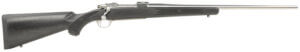 Ruger 57132 Hawkeye 308 Win 4+1 22″ Barrel Matte Stainless Steel Receiver Black Synthetic Stock LC6 Trigger Three-Position Safety Optics Ready