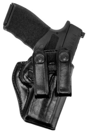 Galco SUM876RB Summer Comfort  IWB Open Top Style made of Leather with Black Finish & Belt Loop Mount Type fits Springfield Hellcat Pro w/wo Red Dot for Right Hand