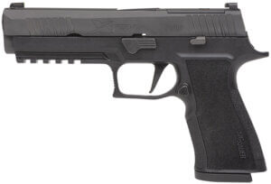 Walther Arms 2871823 PDP F-Series 9mm Luger 10+1 3.50″ Black Steel Barrel  Black Optic Ready/Serrated Slide  Black Polymer Frame w/Picatinny Rail  Black Performance Duty Texture Grips  Ambidextrous