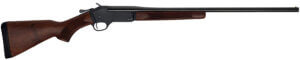 Henry H015Y410 Single Shot Youth 410 Gauge with 26″ Blued Barrel 3″ Chamber 1rd Capacity Black Metal Finish & American Walnut Stock Right Hand