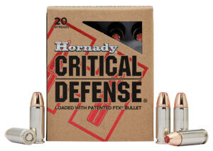 Hornady 90050 Critical Defense Personal Defense 30 Super Carry 100 gr Hornady Flex Tip eXpanding (FTX) 20rd Box