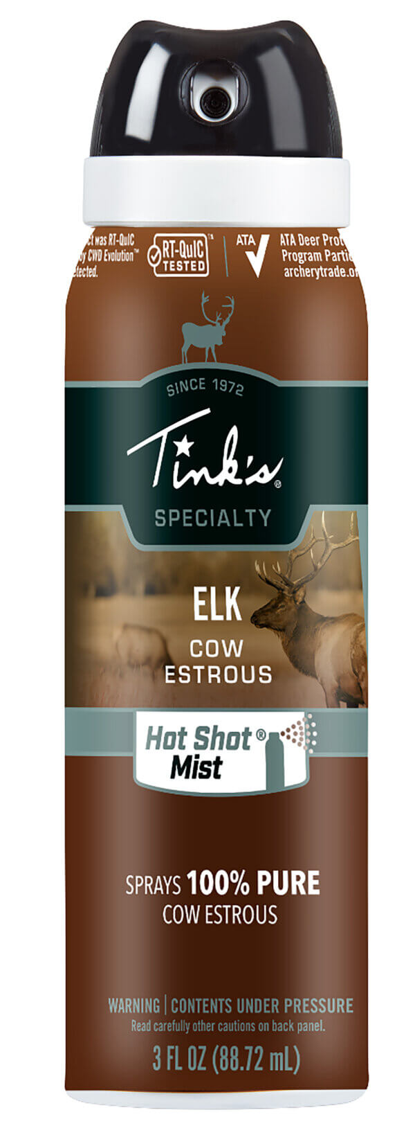 Tinks W5330 Hot Shot Mist Attractant Elk Cow in Estrous Scent 3 oz Aerosol