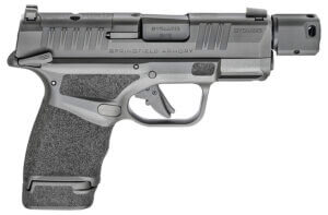 Springfield Armory HC9389BTOSP Hellcat Micro-Compact RDP 9mm Luger 13+1/11+1 3.80″ Threaded/Compensated Barrel Black Polymer Frame w/Picatinny Acc. Rail & Adaptive Grip Texture Optic Ready Slide