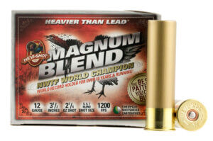 HEVI-Shot HS41205 Magnum Blend Turkey 12 Gauge 3.50″ 2 1/4 oz 1200 fps Tungsten 5 6 7 Shot 5 Bx/10 Cs