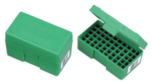 RCBS 86902 Ammo Box for Medium Rifle Green Plastic