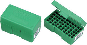 RCBS 86903 Ammo Box  for Large Rifle Green Plastic