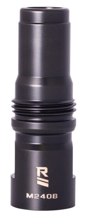 Ruger 90698 Hybrid Muzzle Brake  35 Caliber Black Matte Steel with 1/2-28 tpi Threads  2.20″ OAL & 1″ Diameter”