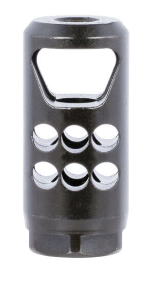 Huxwrx 1574 QD 762 Muzzle Brake Black with 5/8-24 tpi Threads  2.30″ OAL & 1.20″ Diameter for 30 Cal AR-Platform”