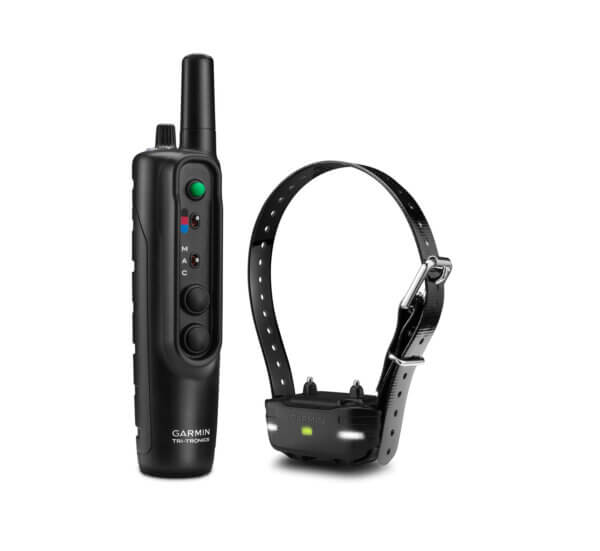 Garmin 0100120200 Pro 550 Bundle Handheld Black w/BarkLimiter Remote Operation Beacon Lights Tri-Tronics Rechargeable Li-ion; Collar .75″ Up to 3 Dogs 1 Mile Range