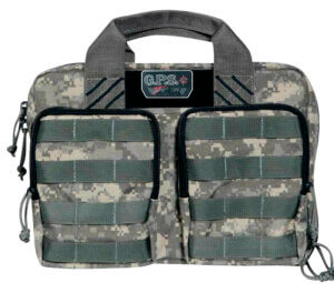 GPS Bags GPS2014LRBD Large with Visual ID Storage System Lift Ports Storage Pockets Lockable Zippers & Fall Digital Camo Finish Holds Up To 5 Handguns or More & Ammo