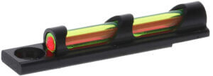 TruGlo TG-TG949D Tru-Bead Universal Green Outside w/Red Center Fiber Optic Front Sight w/.120″ Fiber Diameter Black Frame for Shotguns