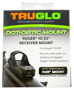 TruGlo TGTG8955RU2 Red•Dot Sight Mount  Steel Black for Ruger 10/22
