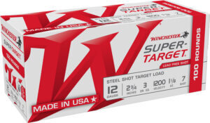 Winchester Ammo TRGT127VP Super-Target Light Target 12 Gauge 2.75″ 1 1/8 oz 1145 fps 7.5 Shot 100rd Box (Value Pack)
