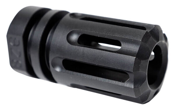 Angstadt Arms AAF09HHB28 Flash Hider  Black Hardcoat Anodized Steel with 1/2-28 tpi Threads 1.75″ OAL for 9mm Luger”