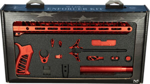 Timber Creek Outdoors TCOEKR Enforcer Complete Build Kit Red Anodized for AR-15