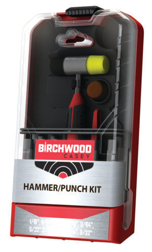 Birchwood Casey ARPNCHHMKIT Hammer & Punch Kit Black/Red AR Platform Firearm 19 Pieces