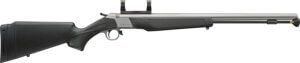CVA PR2117SNW Wolf V2 Northwest 50 Cal Musket Cap 24 Matte Stainless Barrel/Rec  Black Synthetic Furniture  Fiber Optic Sights”